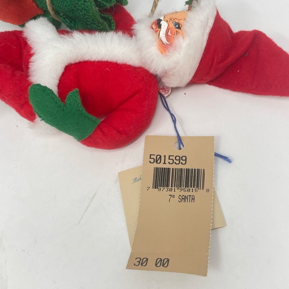 Annalee Dolls Santa Sack Painted Face 1970s Vintage - Picture 5 of 5